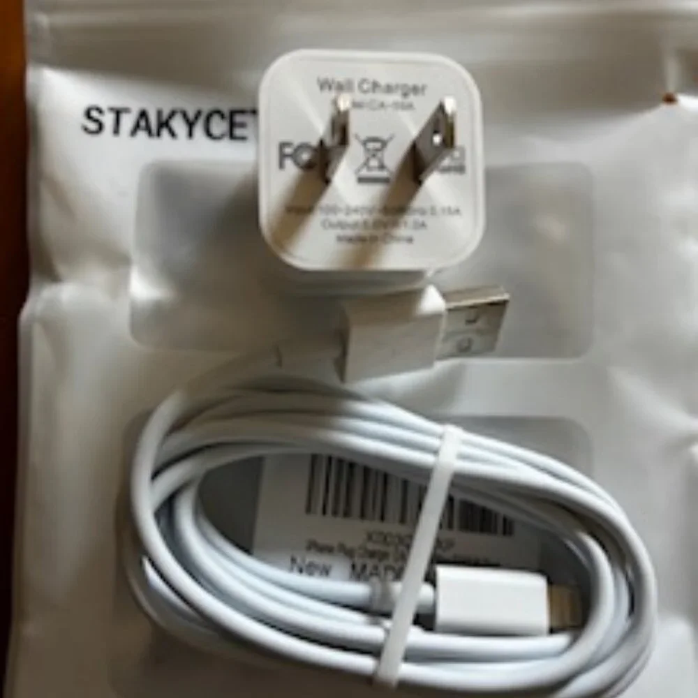 Iphone Charger and cord, fits Iphone 6, 7 and 8. Brand New!